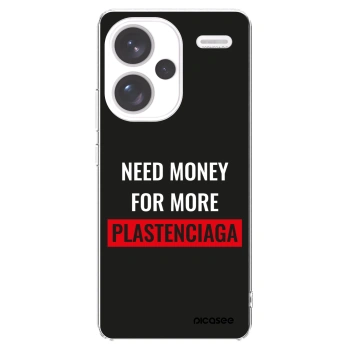 Picasee silikonowe przeźroczyste etui na Xiaomi Redmi Note 13 Pro+ 5G - More PLASTENCIAGA