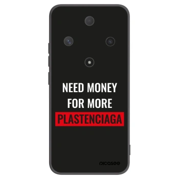 Picasee silikonowe czarne etui na Honor Magic6 Lite 5G - More PLASTENCIAGA