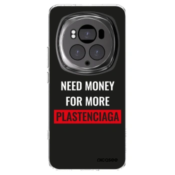 Picasee silikonowe przeźroczyste etui na Honor Magic6 Pro - More PLASTENCIAGA