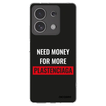 Picasee silikonowe przeźroczyste etui na Xiaomi Redmi Note 13 4G - More PLASTENCIAGA