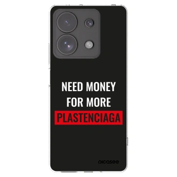 Picasee silikonowe przeźroczyste etui na Xiaomi Redmi Note 13 Pro 4G - More PLASTENCIAGA