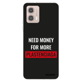 Picasee silikonowe przeźroczyste etui na Motorola Moto G53 5G - More PLASTENCIAGA