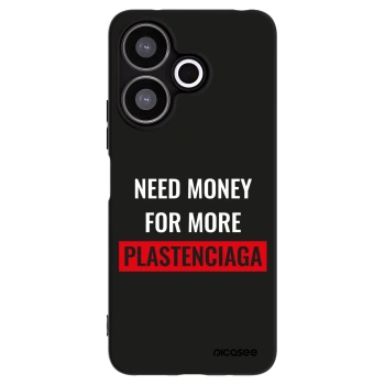 Picasee silikonowe czarne etui na Xiaomi Redmi 13 4G - More PLASTENCIAGA