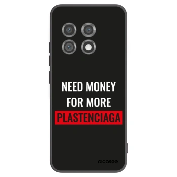 Picasee silikonowe czarne etui na OnePlus 11 5G - More PLASTENCIAGA