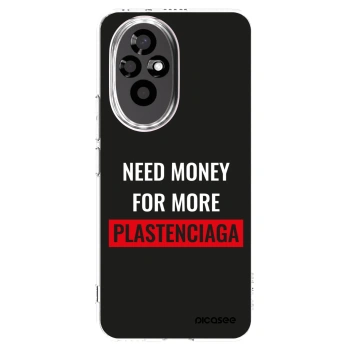 Picasee silikonowe przeźroczyste etui na Honor 200 Pro 5G - More PLASTENCIAGA