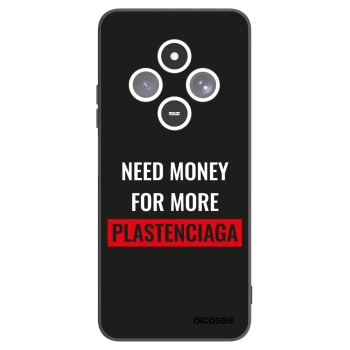 Picasee silikonowe czarne etui na Xiaomi Redmi 14C - More PLASTENCIAGA