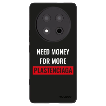 Picasee silikonowe czarne etui na Honor Magic7 Lite 5G - More PLASTENCIAGA