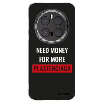 Picasee silikonowe przeźroczyste etui na Honor Magic7 Pro 5G - More PLASTENCIAGA