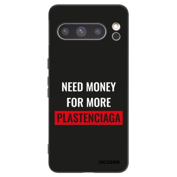 Picasee silikonowe czarne etui na Google Pixel 8 Pro - More PLASTENCIAGA