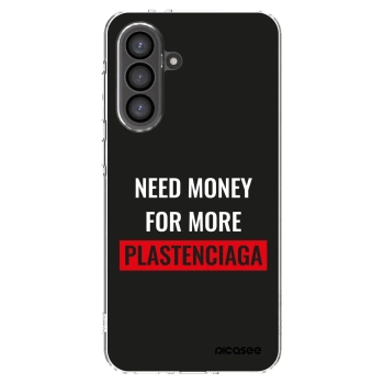 Picasee silikonowe przeźroczyste etui na Samsung Galaxy A56 5G A566B - More PLASTENCIAGA