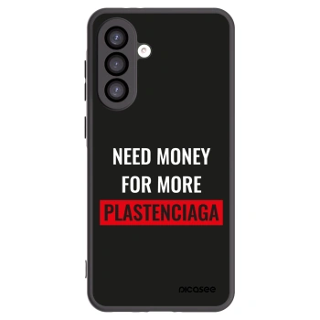 Picasee silikonowe czarne etui na Samsung Galaxy A26 5G A266B - More PLASTENCIAGA