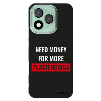 Picasee silikonowe przeźroczyste etui na Honor 400 Lite 5G - More PLASTENCIAGA