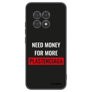 Picasee silikonowe czarne etui na OnePlus 13R 5G - More PLASTENCIAGA