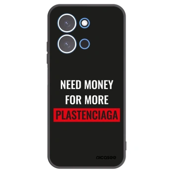 Picasee silikonowe czarne etui na Xiaomi Redmi 15C 4G - More PLASTENCIAGA