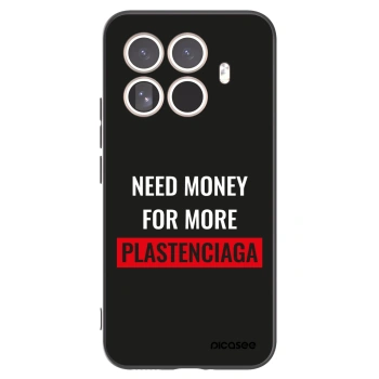 Picasee silikonowe czarne etui na Xiaomi 15T Pro - More PLASTENCIAGA