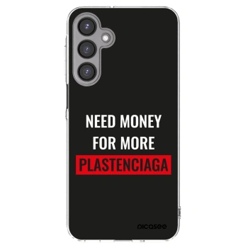 Picasee silikonowe przeźroczyste etui na Samsung Galaxy A16 4G - More PLASTENCIAGA