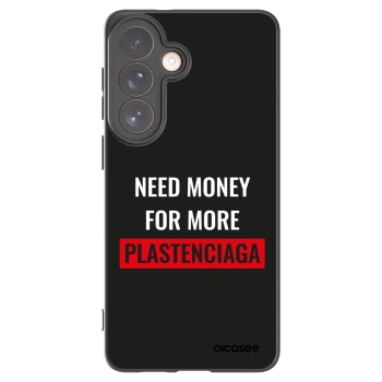 Picasee silikonowe czarne etui na Samsung Galaxy S26+ - More PLASTENCIAGA