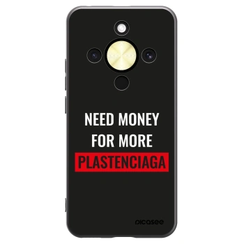 Picasee silikonowe czarne etui na Honor Magic8 Lite 5G - More PLASTENCIAGA