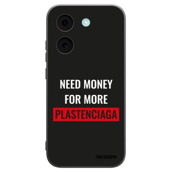 Picasee silikonowe czarne etui na Xiaomi Poco X8 Pro - More PLASTENCIAGA