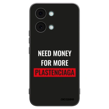 Picasee silikonowe czarne etui na Xiaomi Poco X8 Pro Max - More PLASTENCIAGA