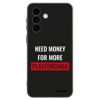 Picasee silikonowe czarne etui na Samsung Galaxy A57 5G - More PLASTENCIAGA