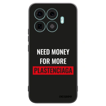 Picasee silikonowe czarne etui na Xiaomi 17T Pro - More PLASTENCIAGA