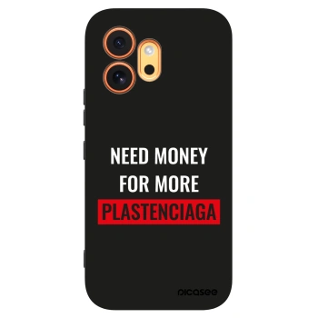 Picasee silikonowe czarne etui na Honor 600 - More PLASTENCIAGA