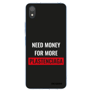 Picasee silikonowe przeźroczyste etui na Xiaomi Redmi 7A - More PLASTENCIAGA