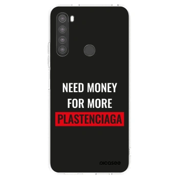 Picasee silikonowe przeźroczyste etui na Xiaomi Redmi Note 8 - More PLASTENCIAGA