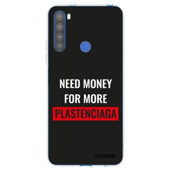 Picasee silikonowe przeźroczyste etui na Xiaomi Redmi Note 8T - More PLASTENCIAGA