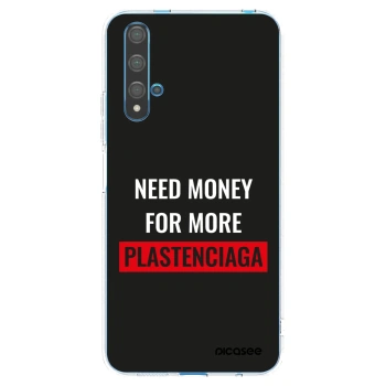 Picasee silikonowe przeźroczyste etui na Huawei Nova 5T - More PLASTENCIAGA