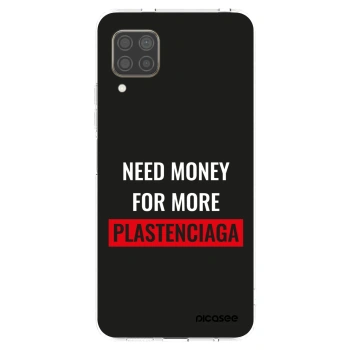 Picasee silikonowe przeźroczyste etui na Huawei P40 Lite - More PLASTENCIAGA