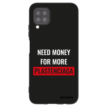 Picasee silikonowe czarne etui na Huawei P40 Lite - More PLASTENCIAGA