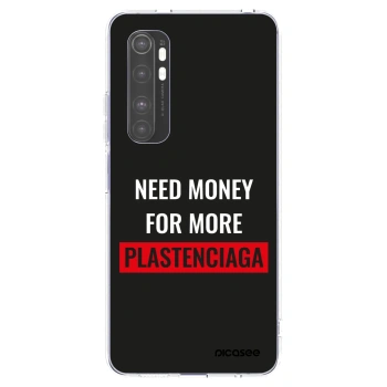 Picasee silikonowe przeźroczyste etui na Xiaomi Mi Note 10 Lite - More PLASTENCIAGA