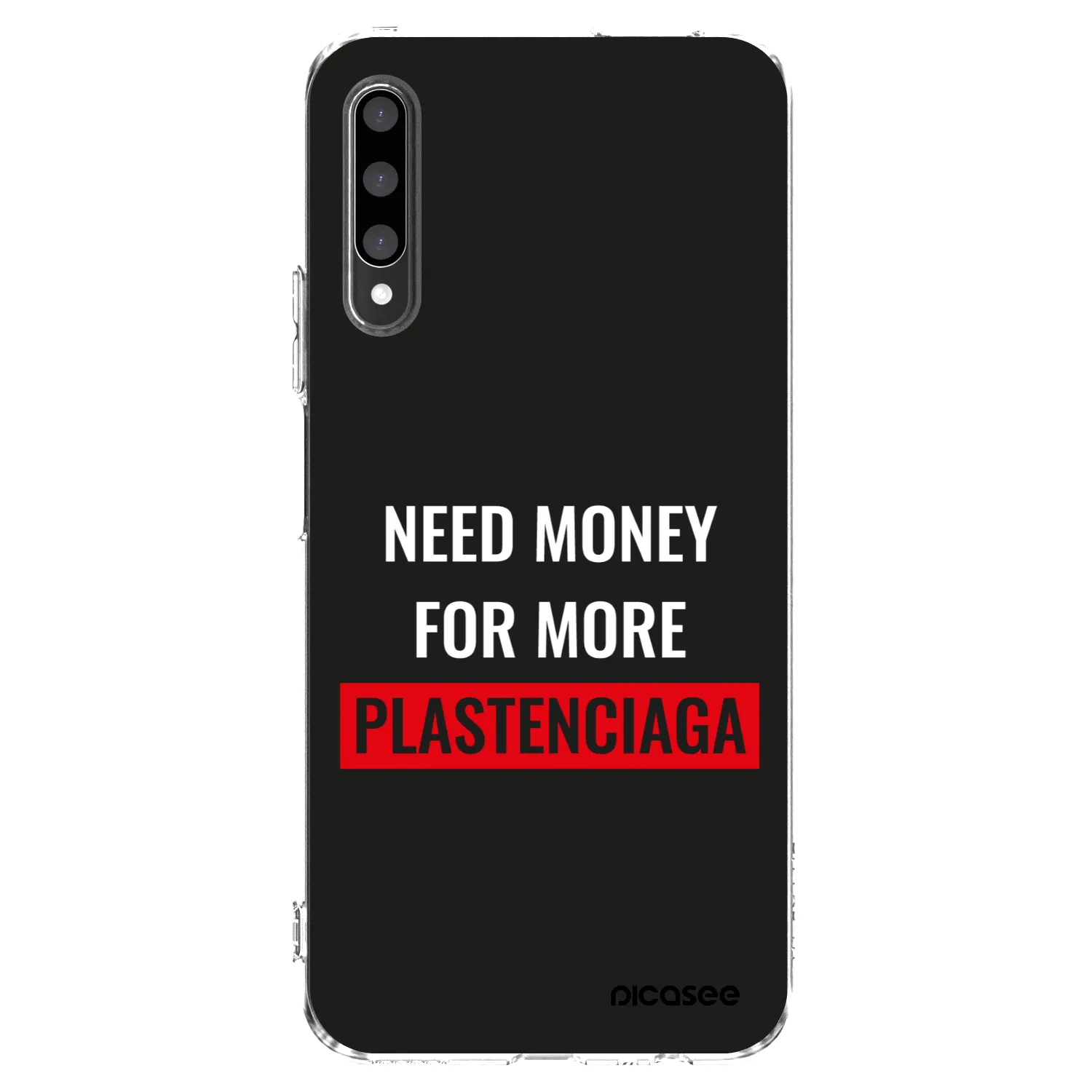 Picasee silikonowe przeźroczyste etui na Honor 9X Pro - More PLASTENCIAGA