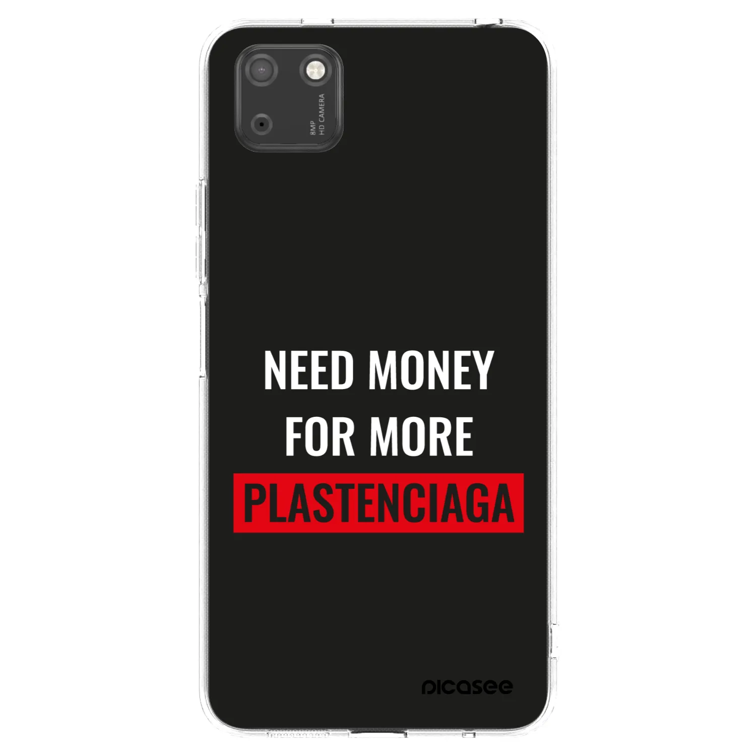 Picasee silikonowe przeźroczyste etui na Huawei Y5P - More PLASTENCIAGA