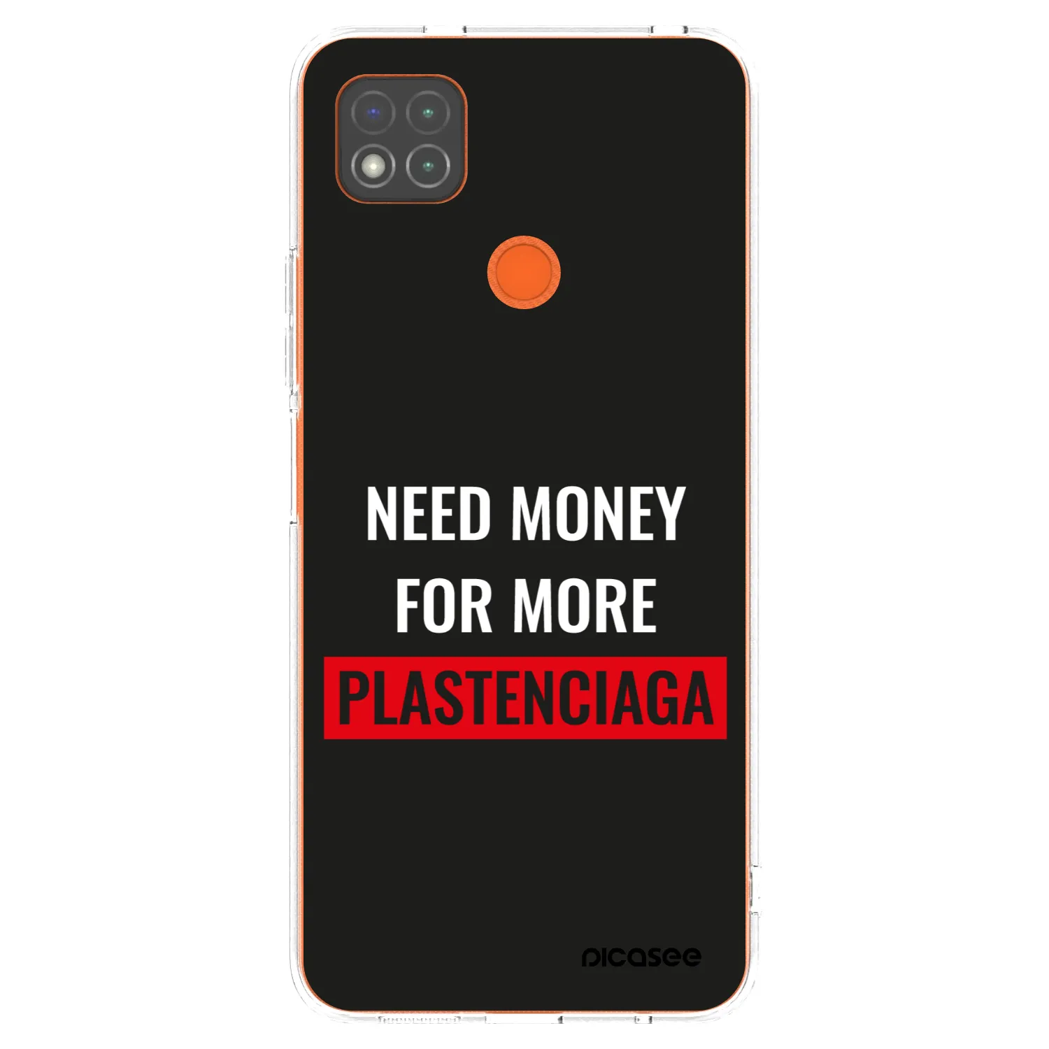 Picasee silikonowe przeźroczyste etui na Xiaomi Redmi 9C - More PLASTENCIAGA