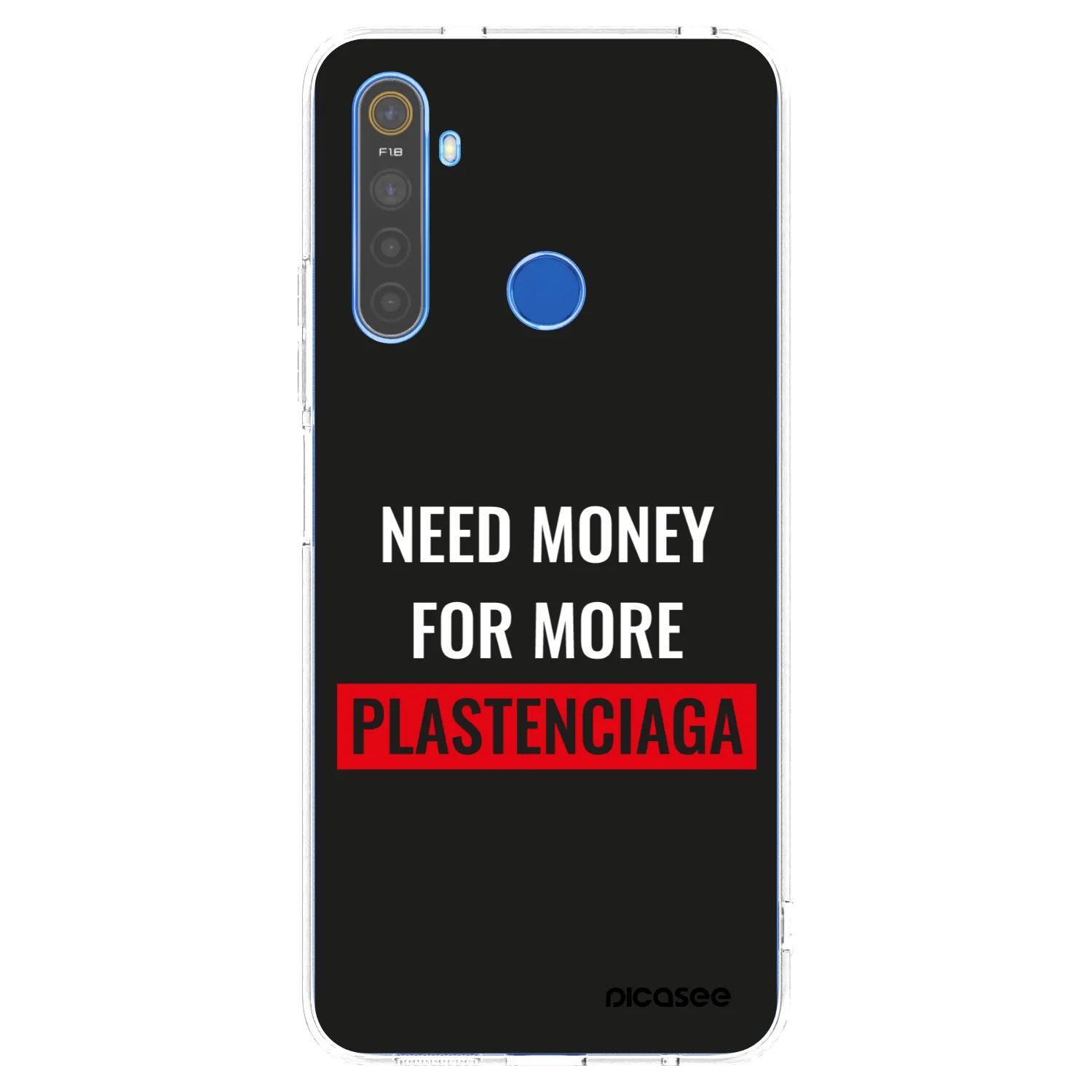 Picasee silikonowe przeźroczyste etui na Realme 5 - More PLASTENCIAGA