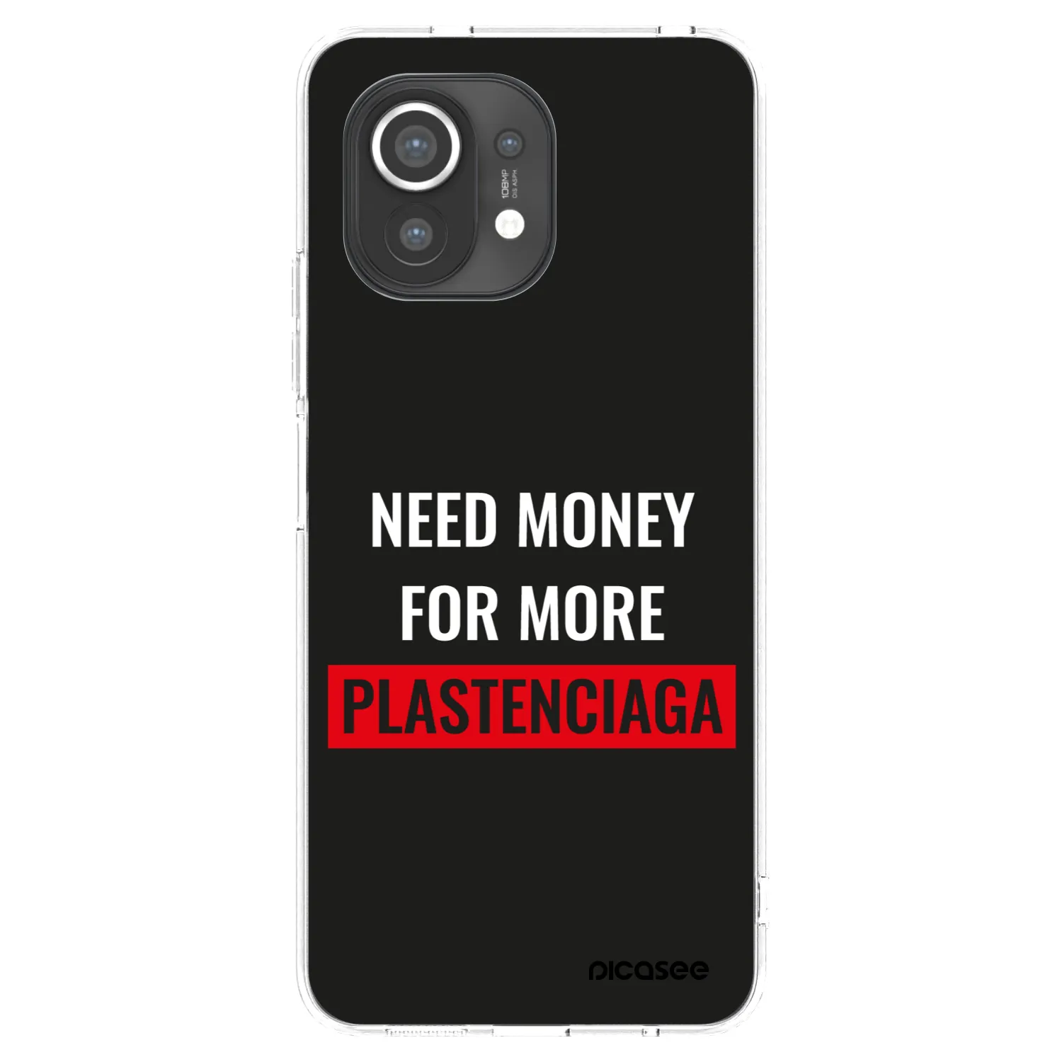 Picasee silikonowe przeźroczyste etui na Xiaomi Mi 11 - More PLASTENCIAGA
