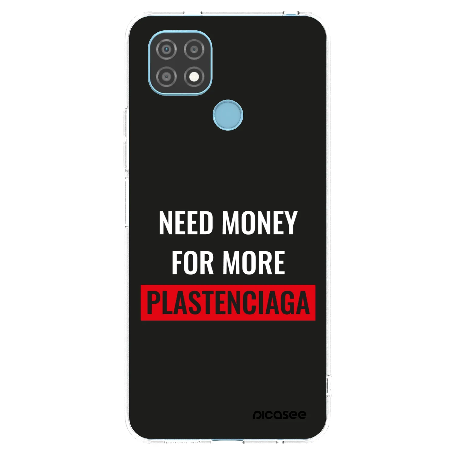 Picasee silikonowe przeźroczyste etui na Realme C21 - More PLASTENCIAGA