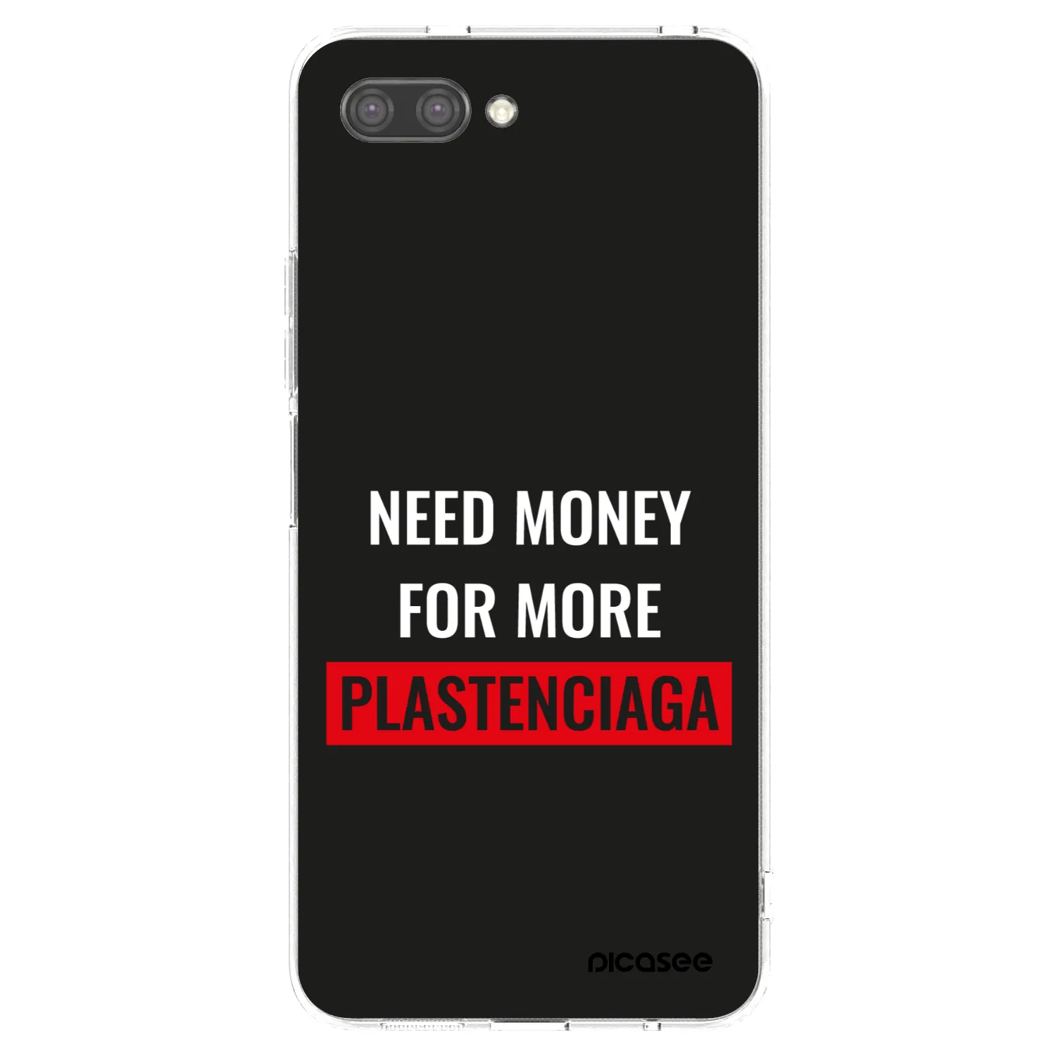 Picasee silikonowe przeźroczyste etui na Honor 10 - More PLASTENCIAGA