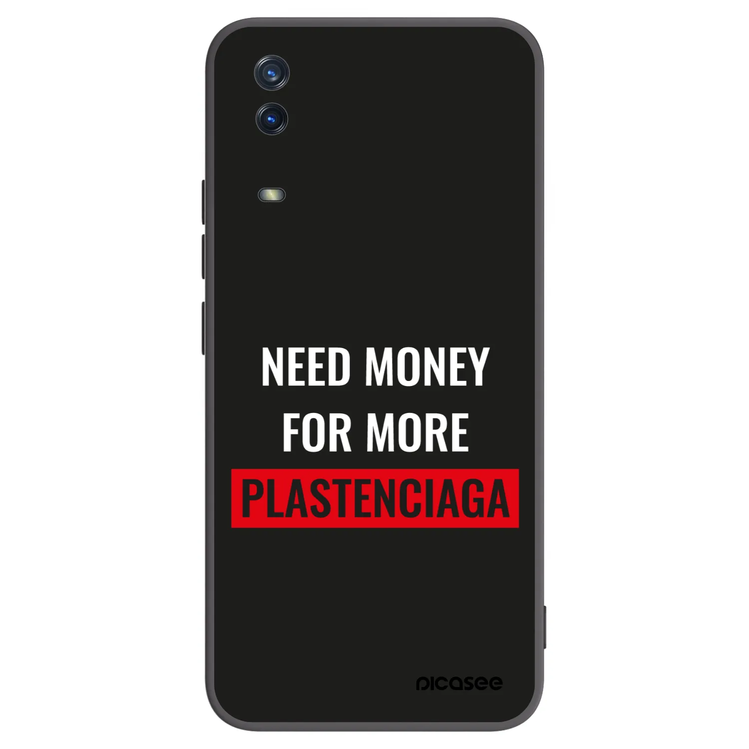 Picasee silikonowe czarne etui na Vivo Y11s - More PLASTENCIAGA