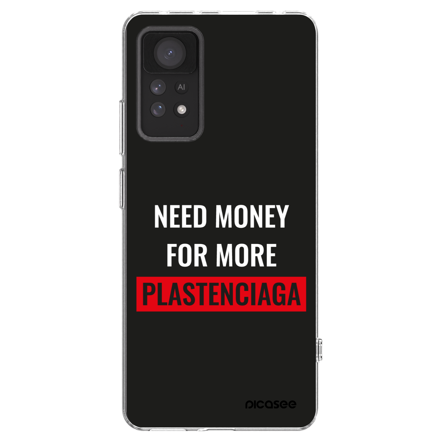 Picasee silikonowe przeźroczyste etui na Xiaomi Redmi Note 11 Pro 5G - More PLASTENCIAGA