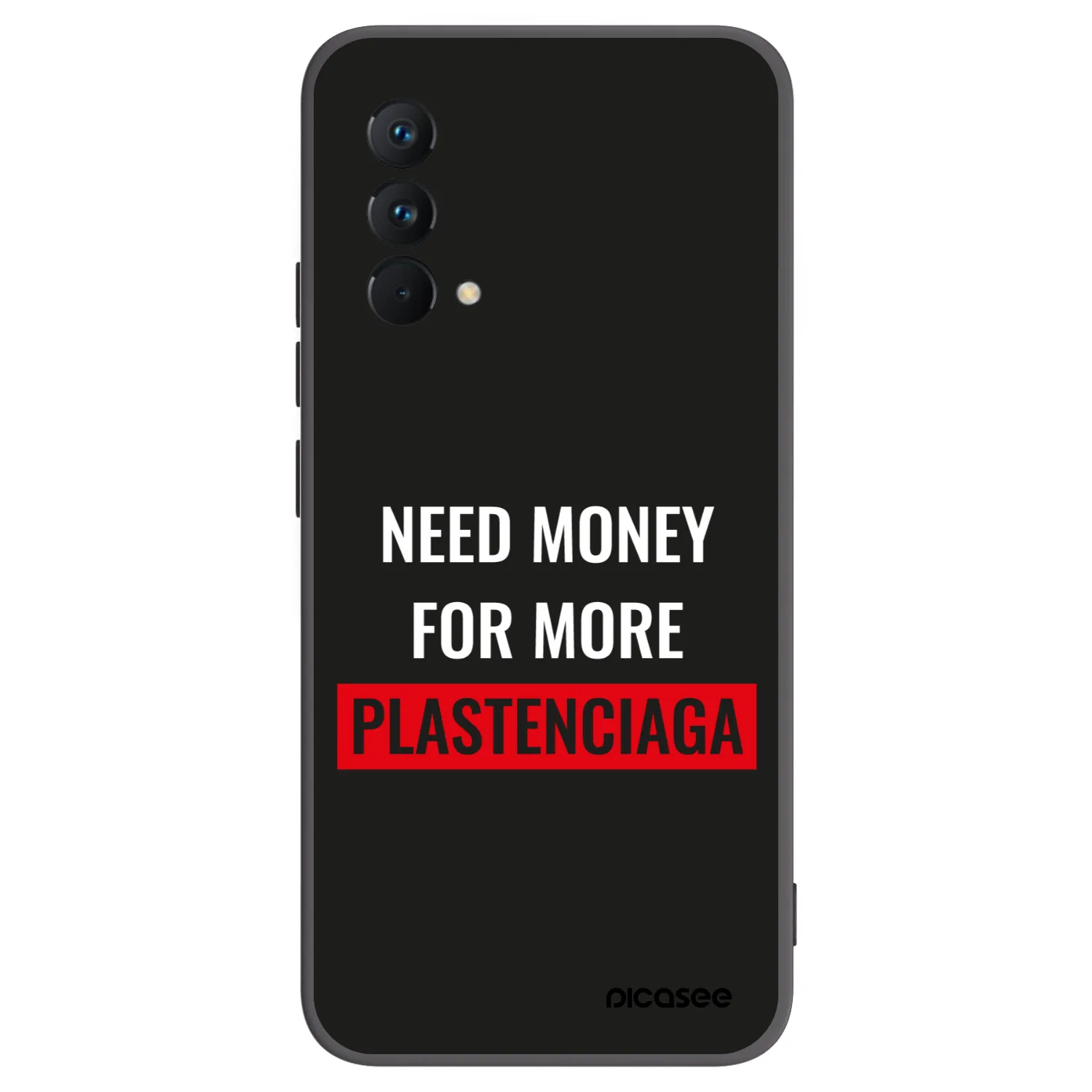 Picasee silikonowe czarne etui na Realme GT Master Edition 5G - More PLASTENCIAGA