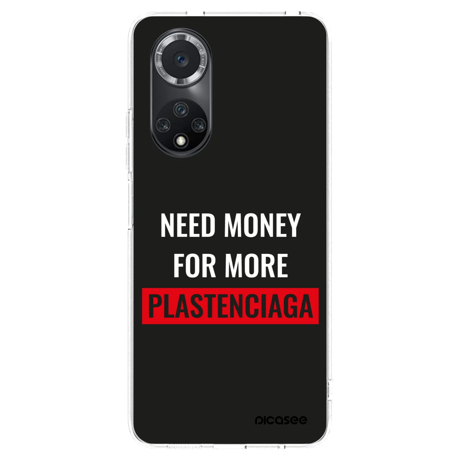 Picasee silikonowe przeźroczyste etui na Huawei Nova 9 SE - More PLASTENCIAGA