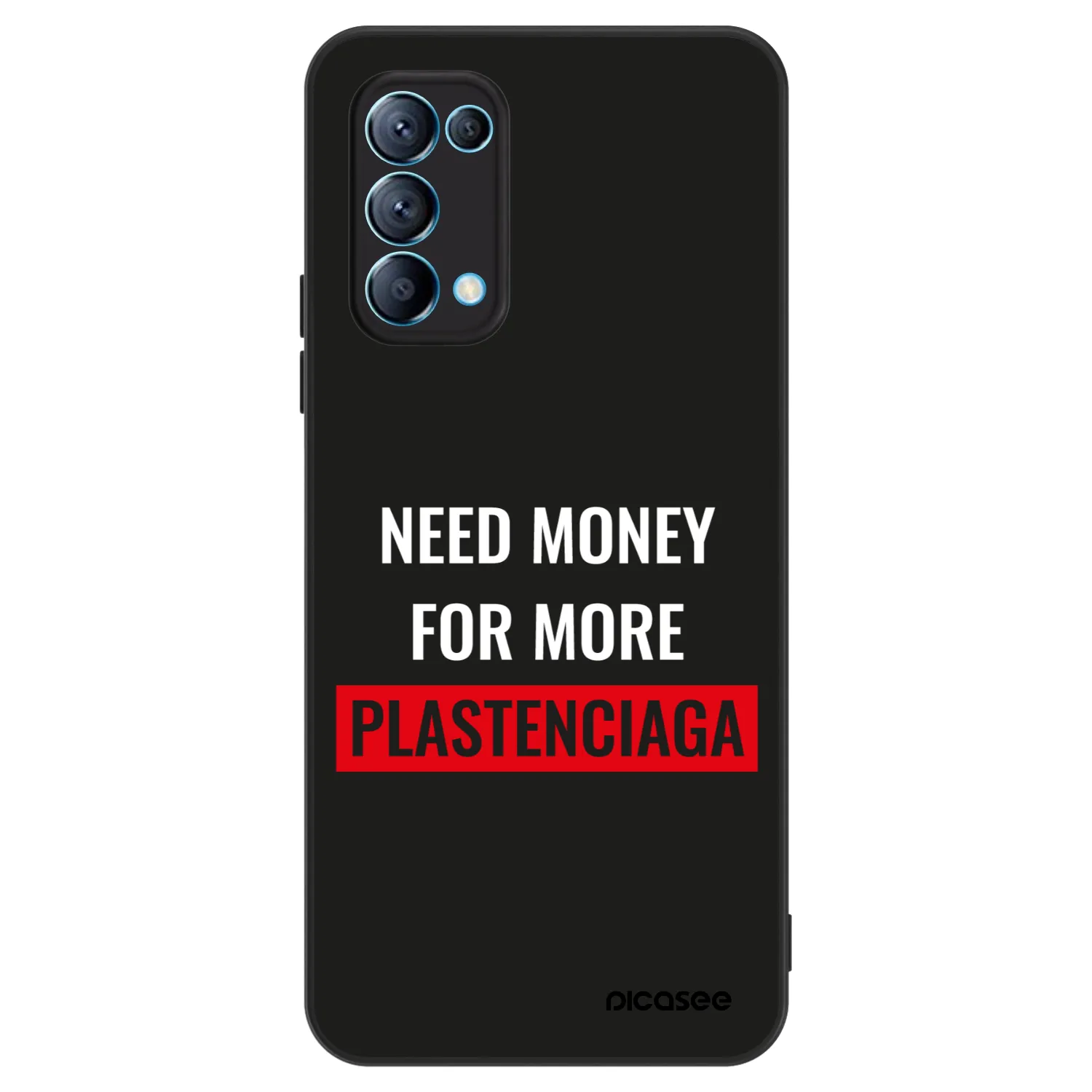 Picasee ULTIMATE CASE na OPPO Reno 5 5G - More PLASTENCIAGA