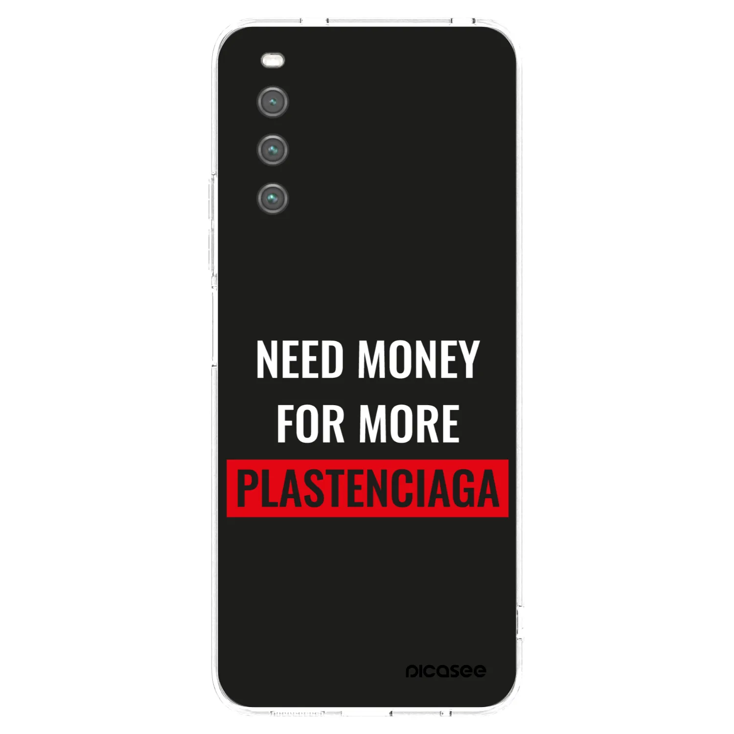 Picasee silikonowe przeźroczyste etui na Sony Xperia 10 IV 5G - More PLASTENCIAGA