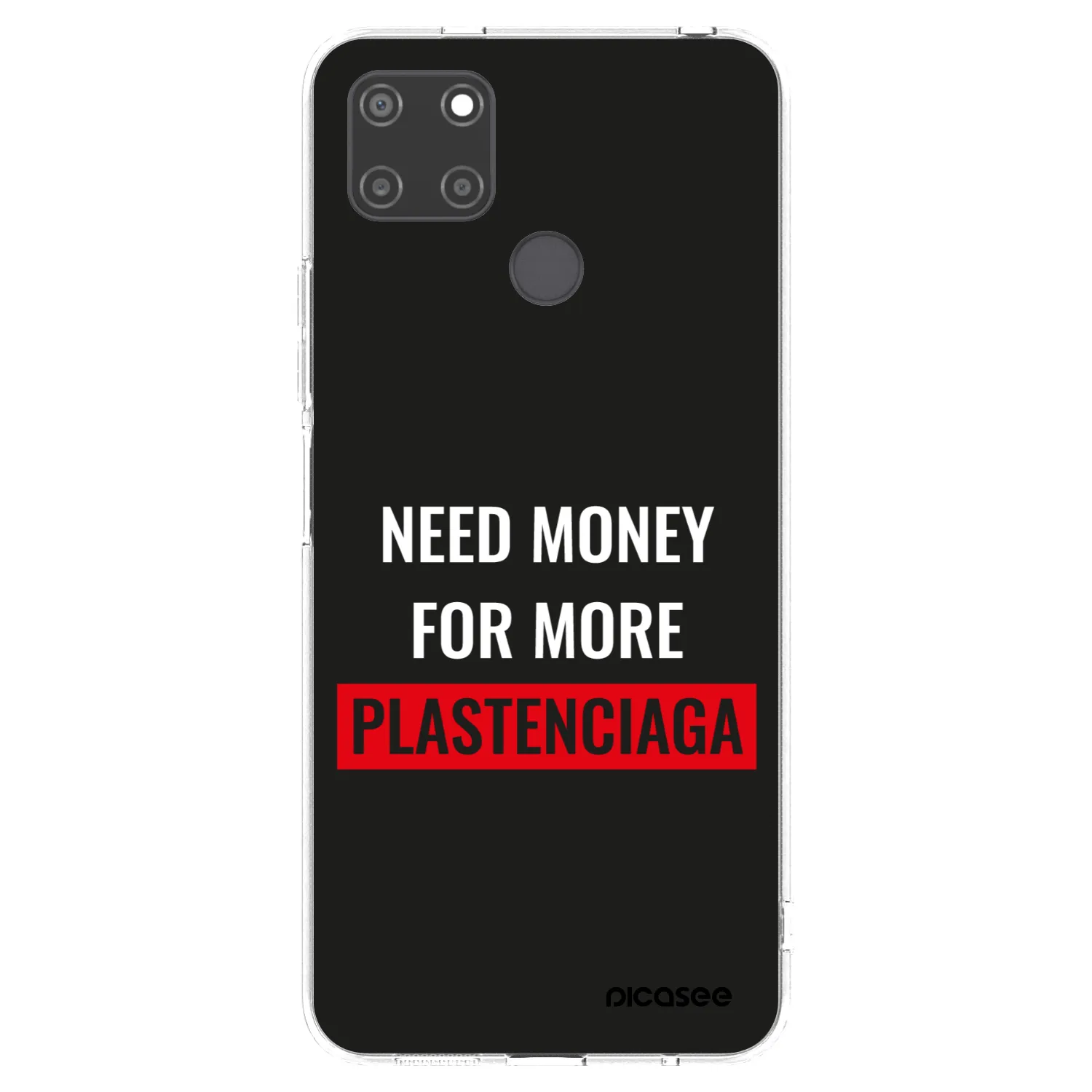 Picasee silikonowe przeźroczyste etui na Realme C21Y - More PLASTENCIAGA