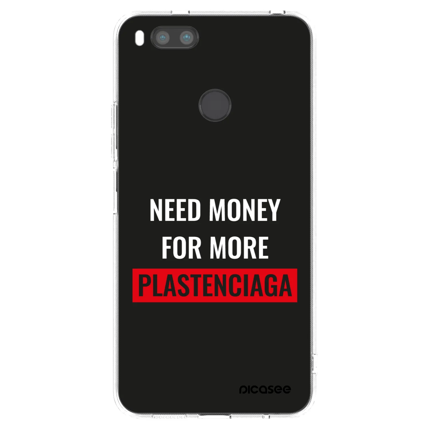Picasee silikonowe przeźroczyste etui na Xiaomi Redmi A1 - More PLASTENCIAGA