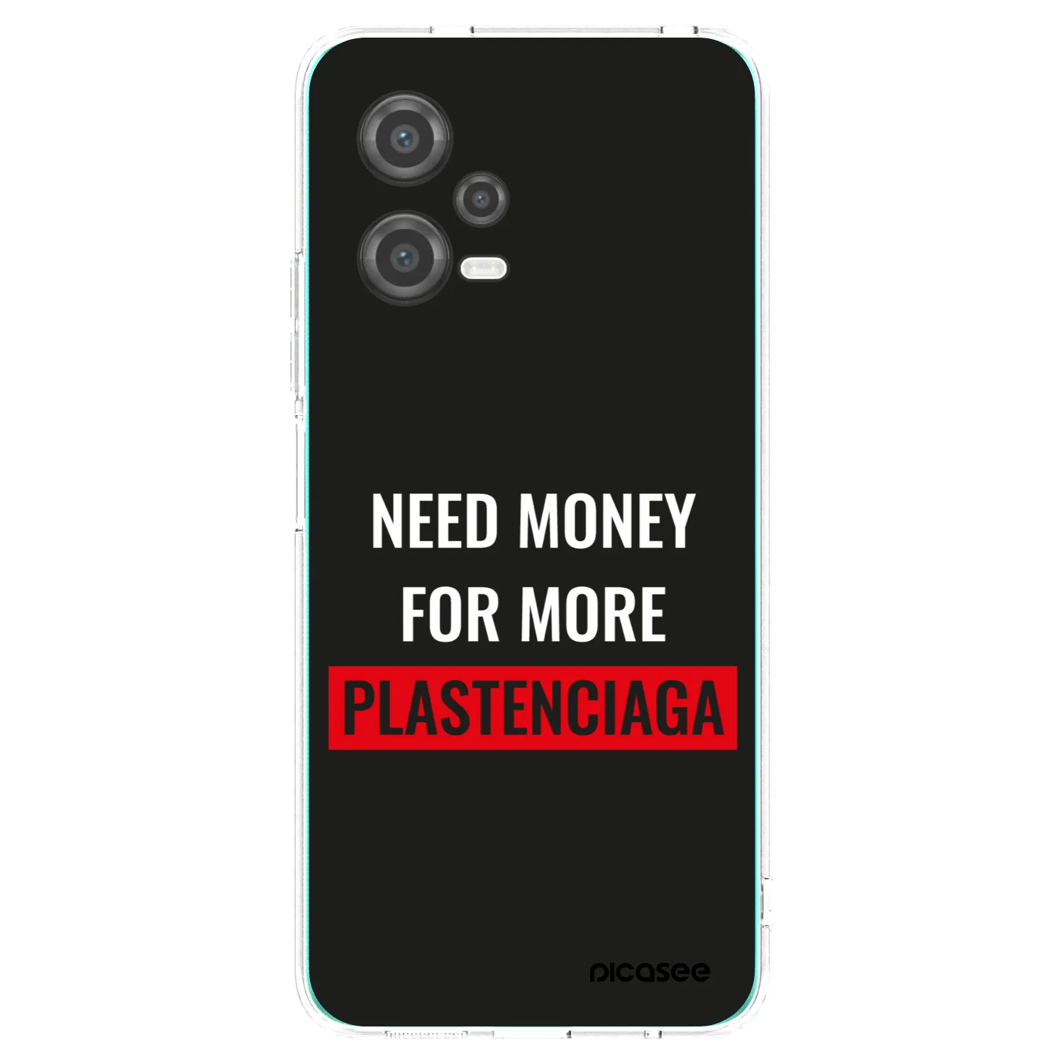 Picasee silikonowe przeźroczyste etui na Xiaomi Poco X5 - More PLASTENCIAGA